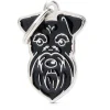 My Family Black Schnauzer - ID Tag -
