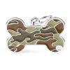 My Family Bone - ID Tag - Camouflage Groen Xl