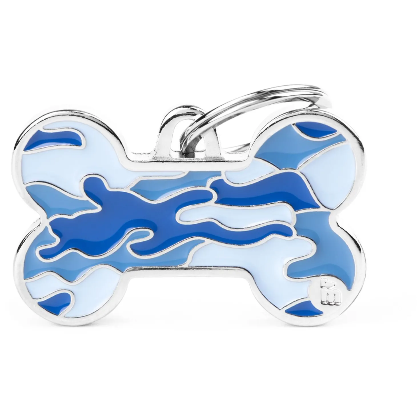 My Family Bone - ID Tag - Camouflage Blauw L