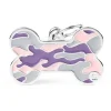 My Family Bone - ID Tag - Camouflage Roze Xl
