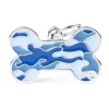 My Family Bone - ID Tag - Camouflage Blauw Xl