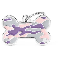 My Family Bone - ID Tag - Camouflage Roze L