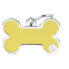My Family Bone Logo - ID Tag - Geel L