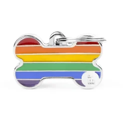 My Family Bone Rainbow - ID Tag - S