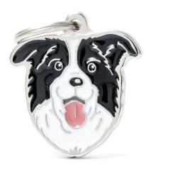 My Family Border Collie - ID Tag -