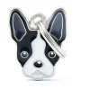 My Family Boston Terrier - ID Tag -