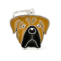 My Family Brown Corso - ID Tag -