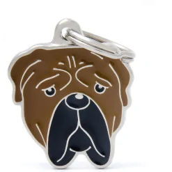 My Family Bullmastiff - ID Tag -