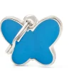 My Family Butterfly Blue - ID Tag -