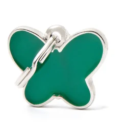 My Family Butterfly Green - ID Tag -