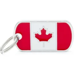 My Family Canadian Flag - ID Tag -