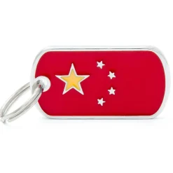 My Family China Flag - ID Tag -