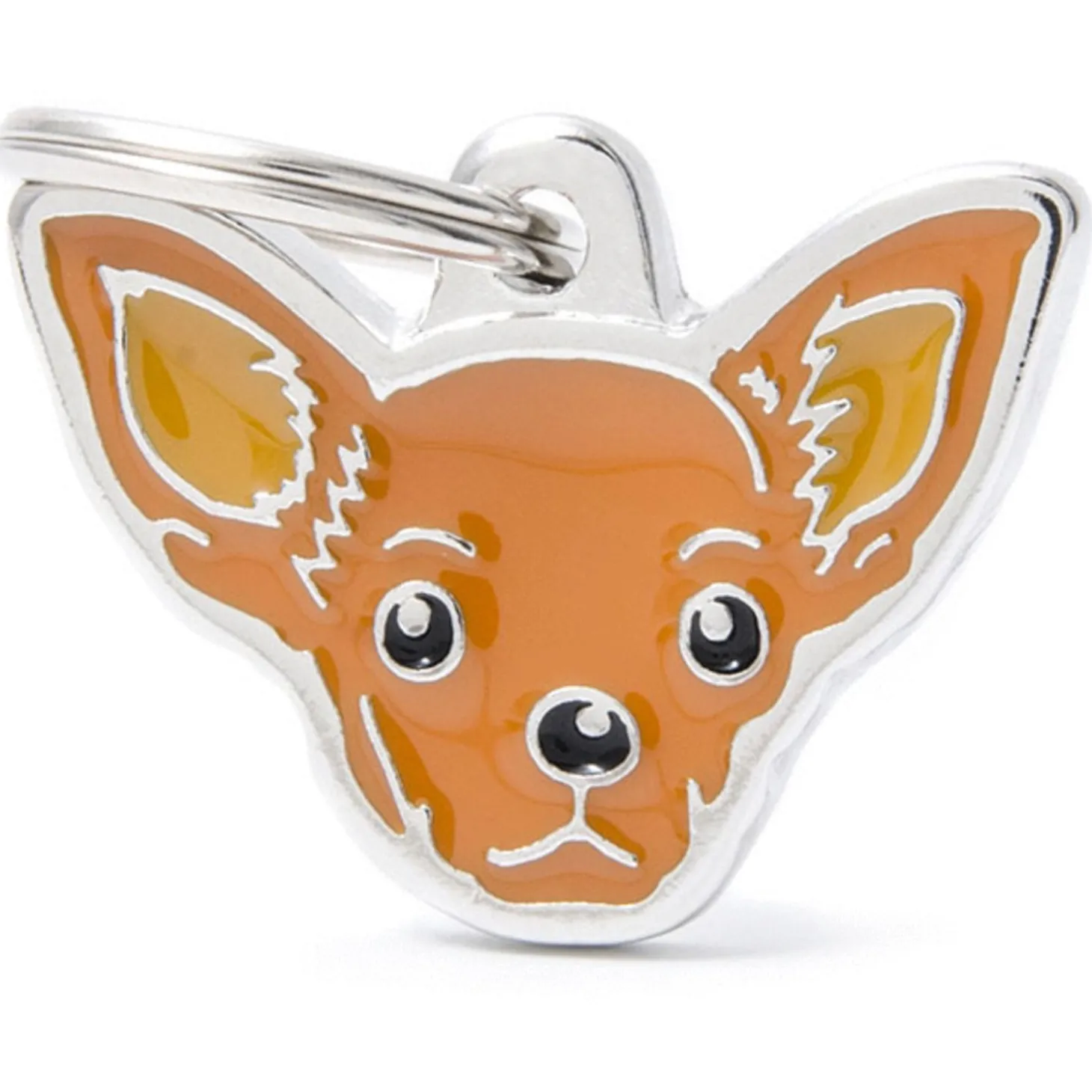 My Family Chocolate Chihuahua - ID Tag -
