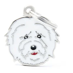 My Family Coton De Tulear - ID Tag -