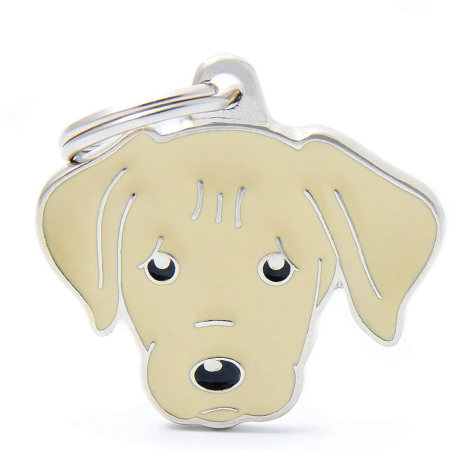 My Family Cream Labrador - ID Tag -