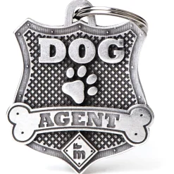 My Family Dog Agent Badge Bronx - ID Tag -
