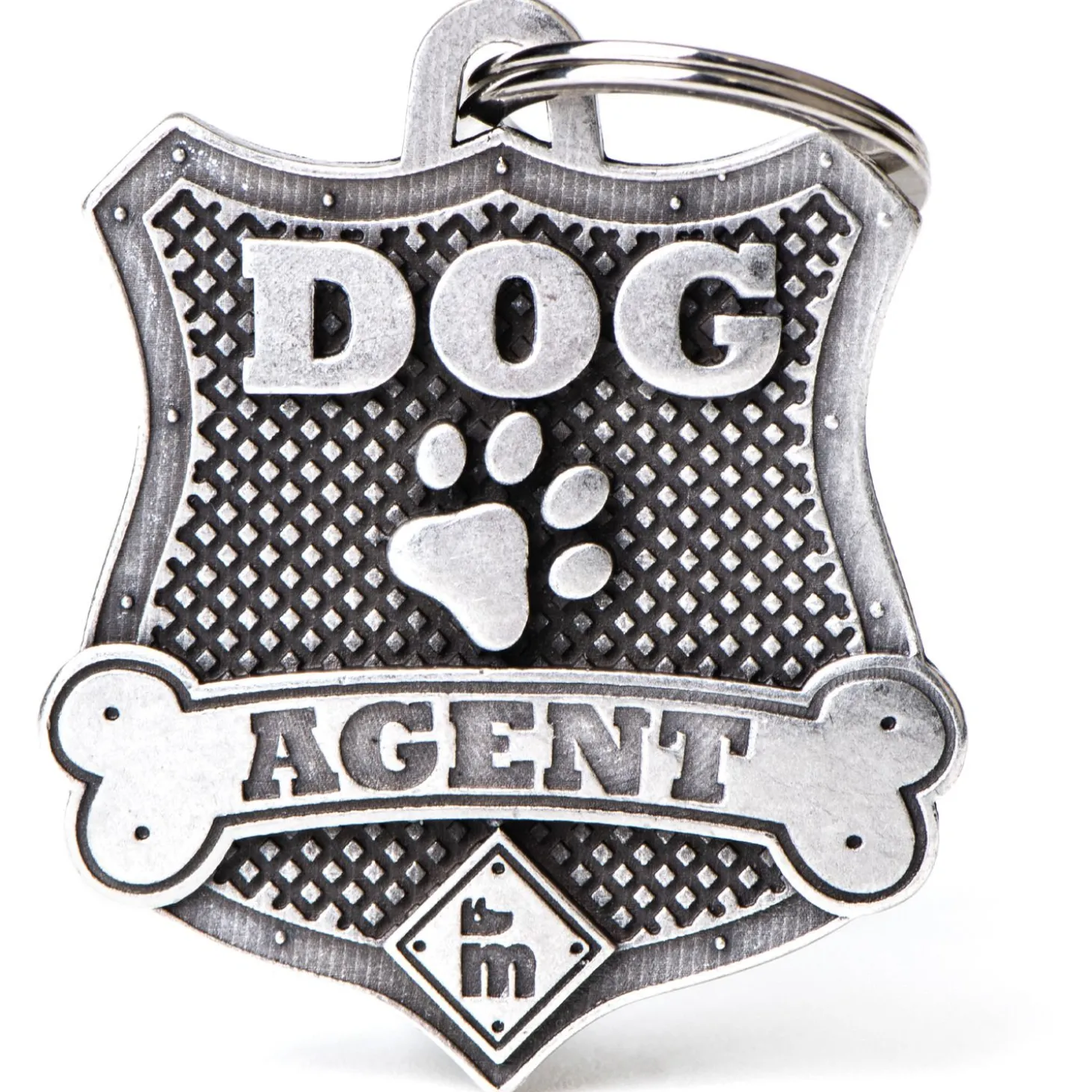 My Family Dog Agent Badge Bronx - ID Tag -