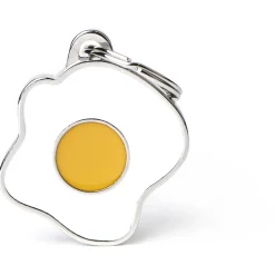 My Family Egg Food - ID Tag - Wit Geel