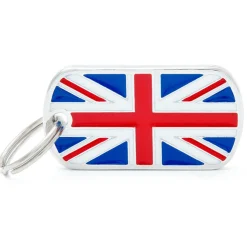 My Family England Flag - ID Tag -