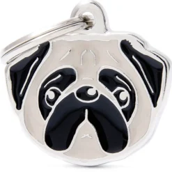 My Family Fawn Pug - ID Tag -