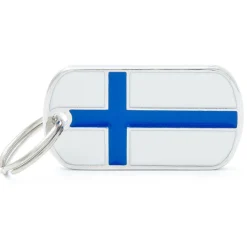 My Family Finlandian Flag - ID Tag -