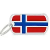My Family Flag Of Norway - ID Tag -