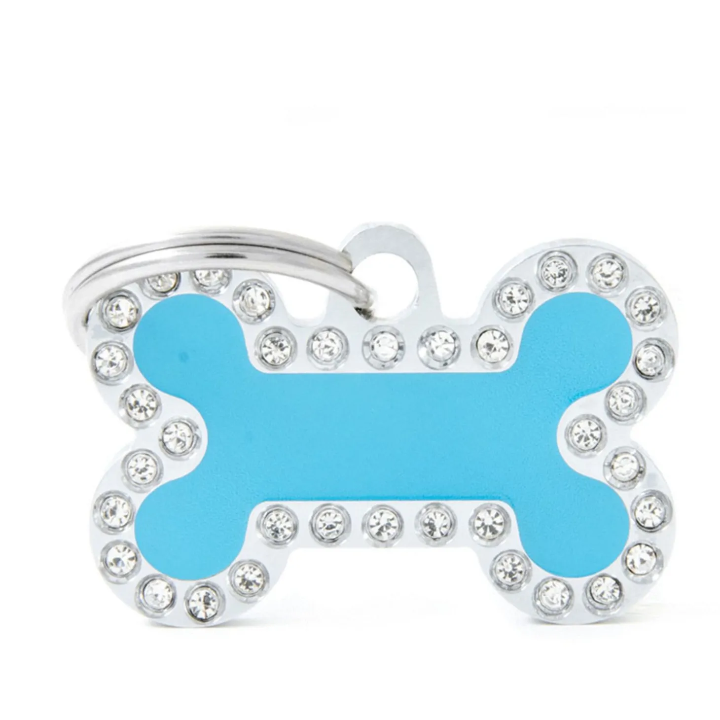 My Family Glam Bone - ID Tag - Lichtblauw S