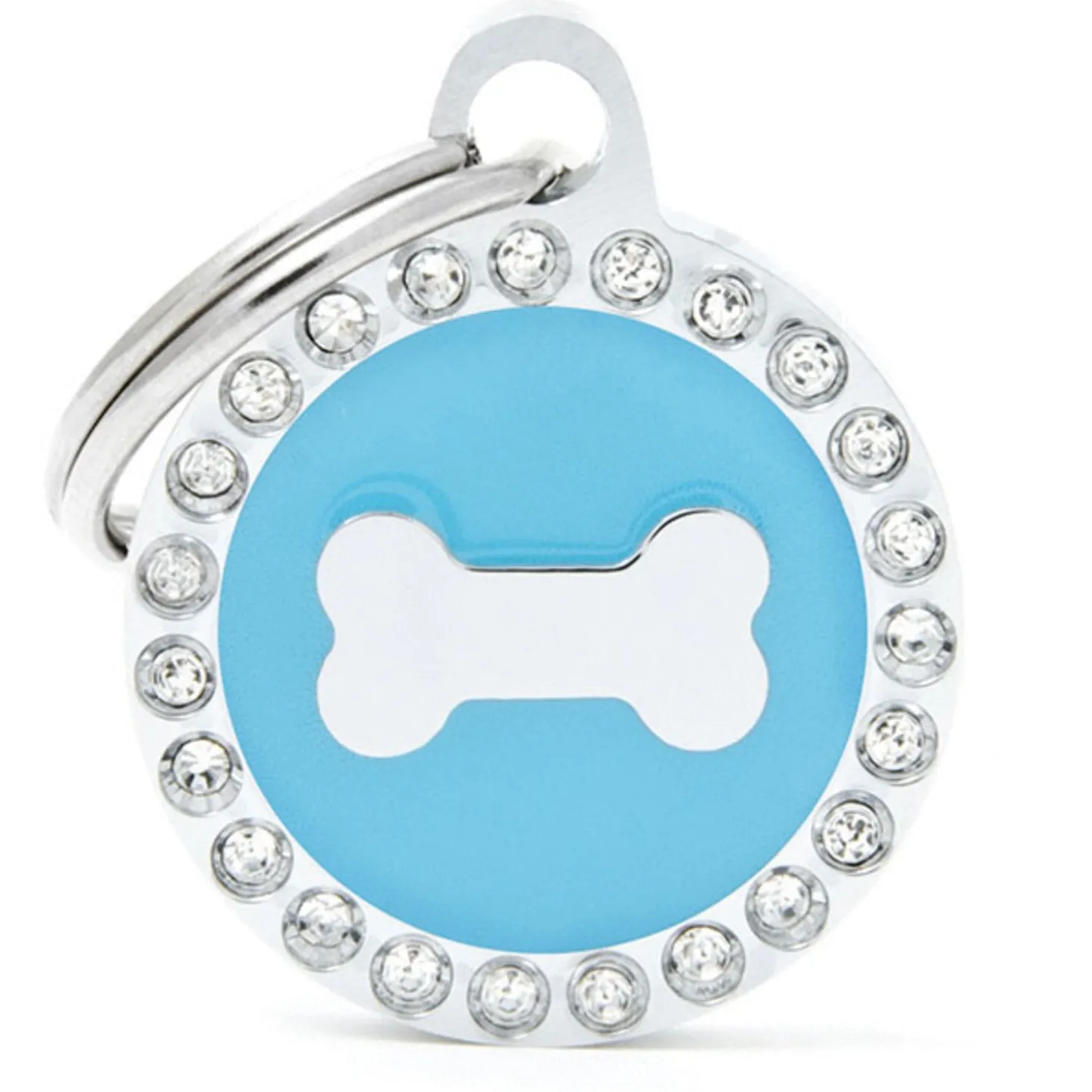 My Family Glam Bone - ID Tag - Lichtblauw