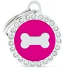 My Family Glam Bone - ID Tag - Roze
