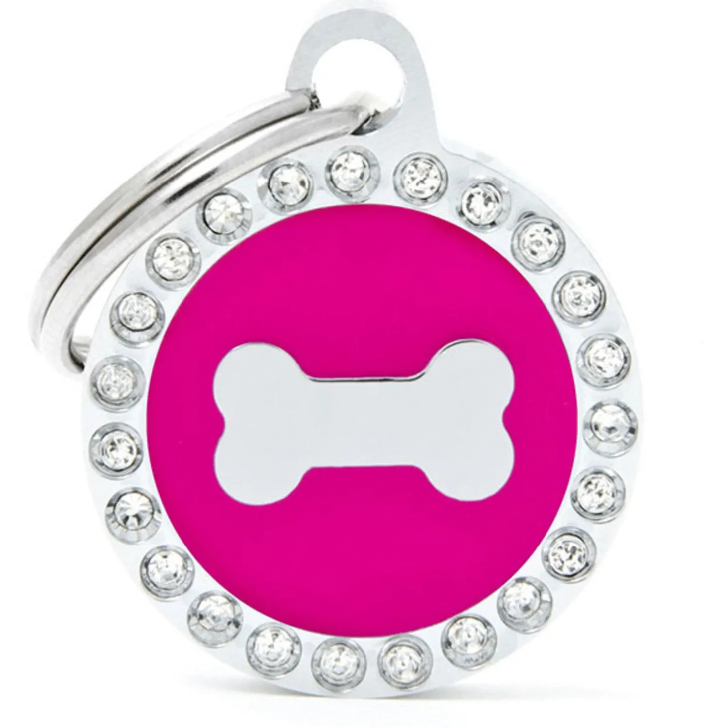 My Family Glam Bone - ID Tag - Roze