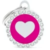 My Family Glam Heart - ID Tag - Roze