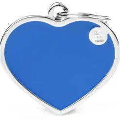 My Family Heart - ID Tag - Blauw L