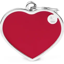 My Family Heart - ID Tag - Rood L