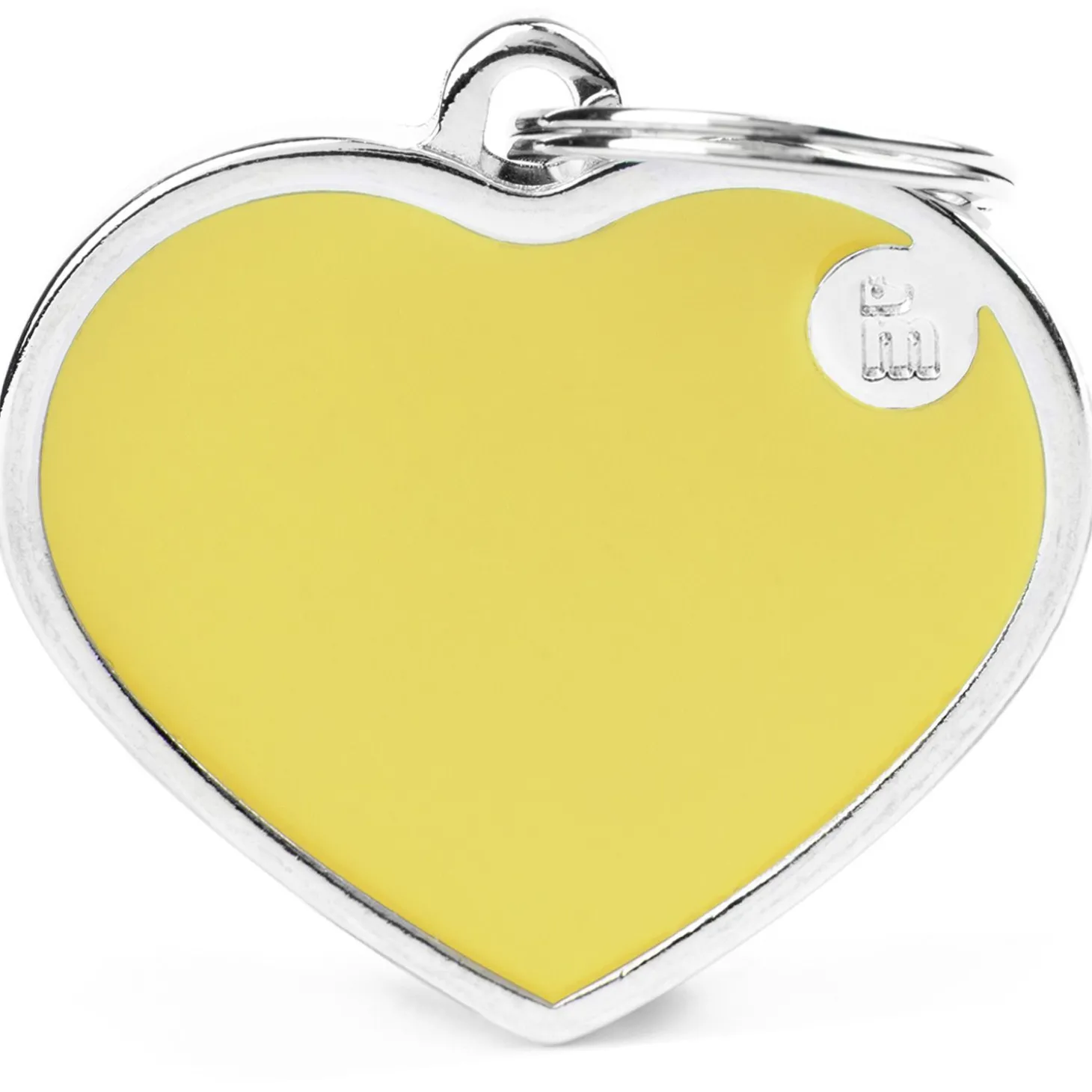 My Family Heart - ID Tag - Geel L