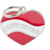 My Family Heart I Love My Dog - ID Tag -