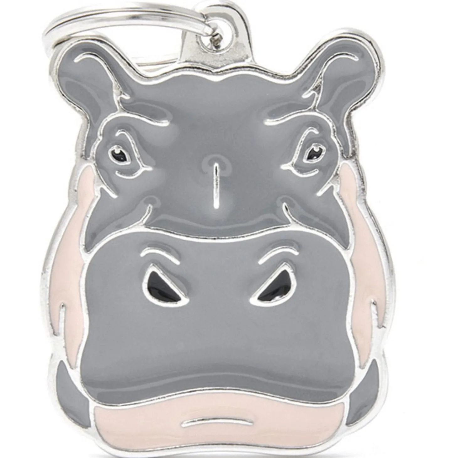 My Family Hippopotamus - ID Tag -