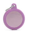 My Family Hustag Aluminium Circle - ID Tag - Roze
