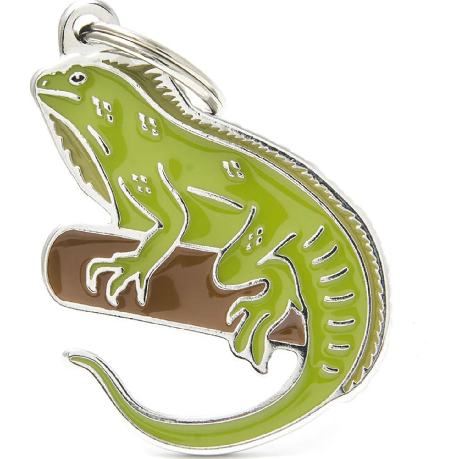 My Family Iguana - ID Tag -