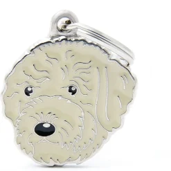 My Family Lagotto Romagnolo Cream - ID Tag -