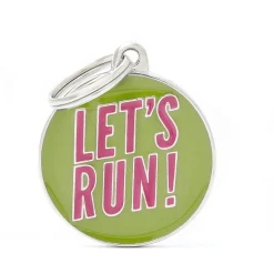 My Family Let's Run - ID Tag -