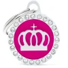 My Family Pink Glam Crown - ID Tag - Roze