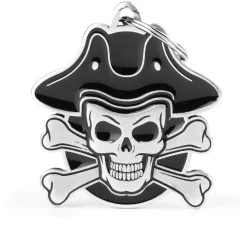 My Family Pirate Skull Bronx - ID Tag -