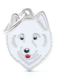 My Family Samoyed - ID Tag -