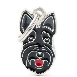 My Family Scottish Terrier - ID Tag -