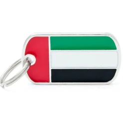 My Family United Arab Flag - ID Tag -