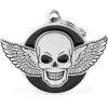 My Family Winged Skull Bronx - ID Tag -
