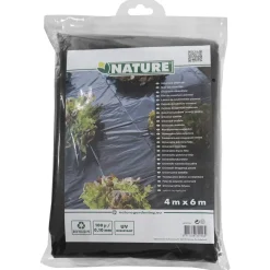 Nature Afdekzeil 100 Micron - Dekkleed - 4x6 m Zwart