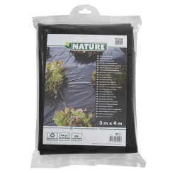 Nature Afdekzeil 150 Micron - Dekkleed - 3x4 m Zwart