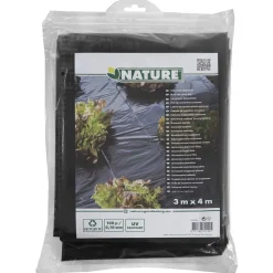 Nature Afdekzeil 100 Micron - Dekkleed - 3x4 m Zwart