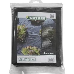 Nature Afdekzeil 50 Micron - Dekkleed - 4x6 m Zwart